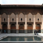 Patio de la médersa Ben Youssef à Marrakech