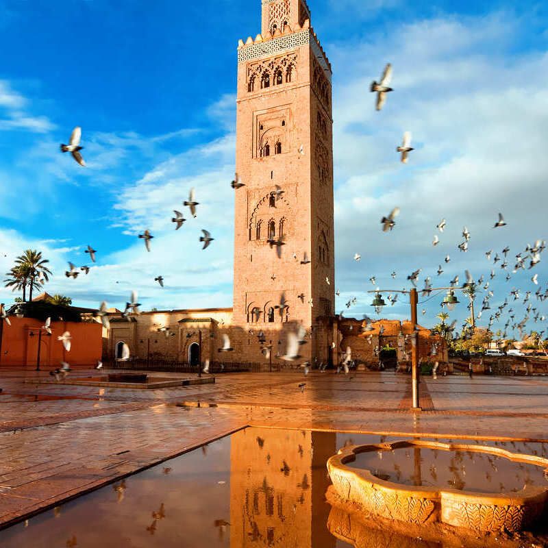 Koutobia-Mosque-In-Marrakesh-Morocco-North-Africa