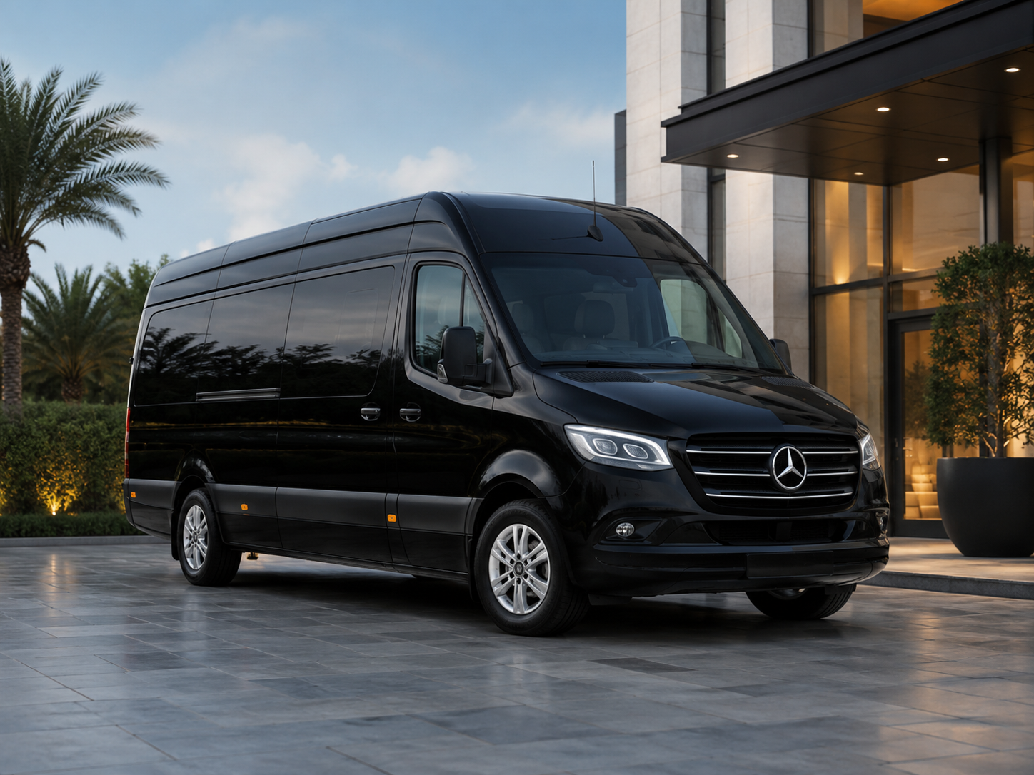 Black Luxury Mercedes Sprinter