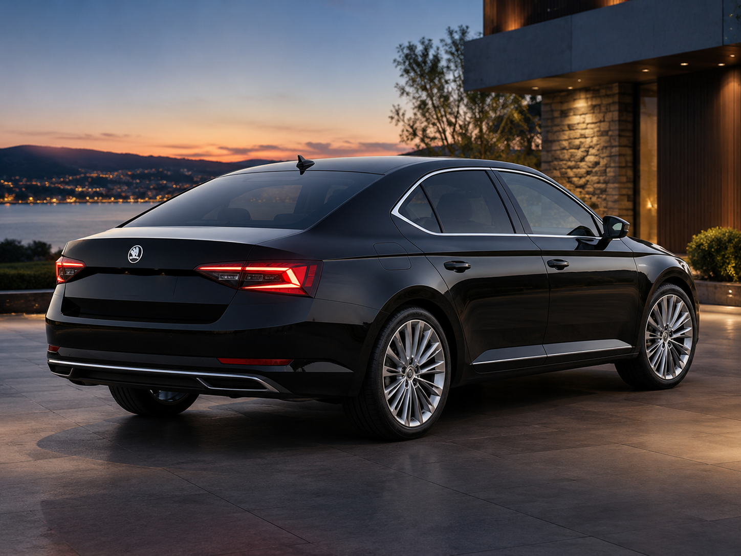 Skoda Superb passenger cabin and rear seating