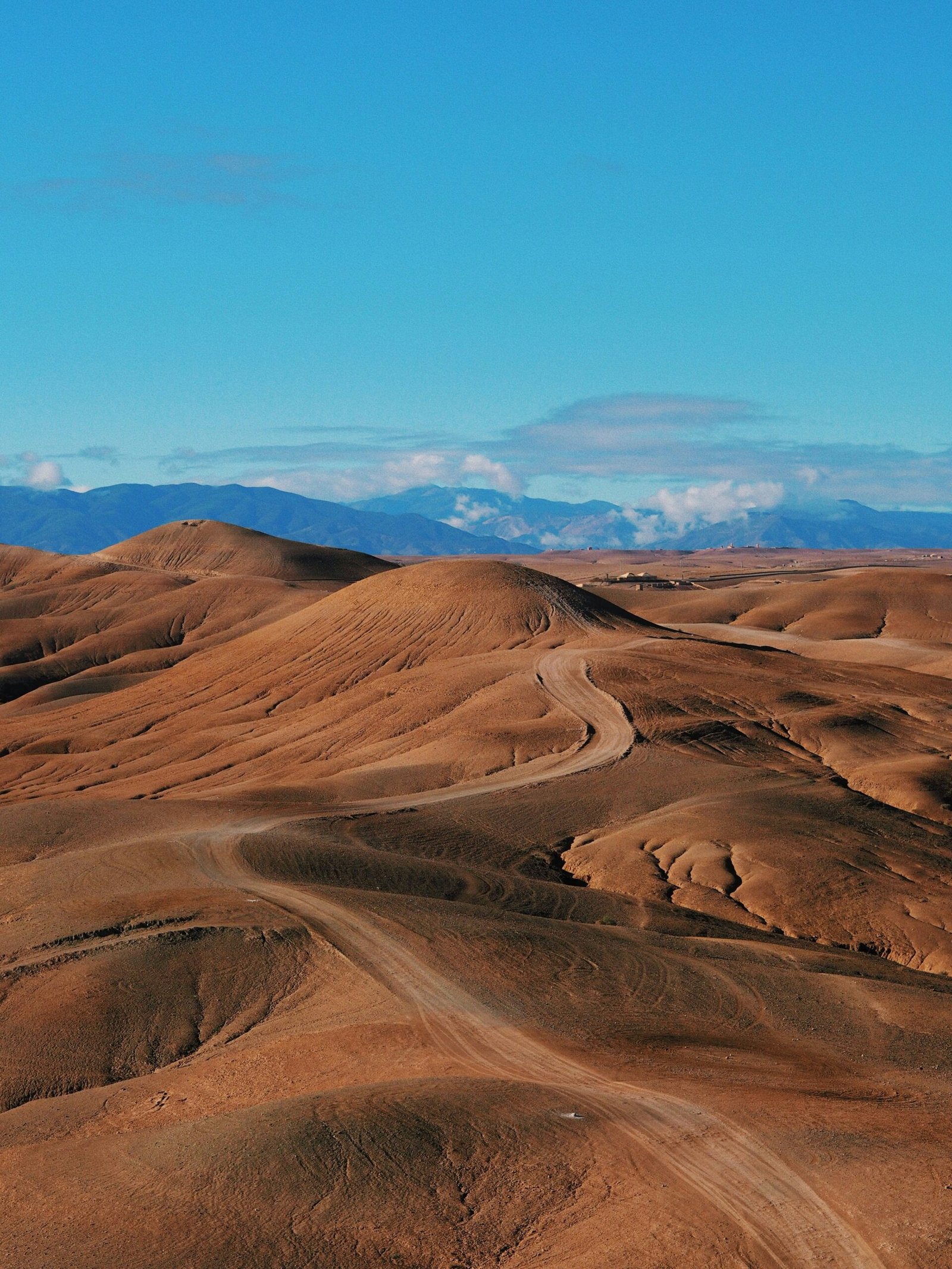 Rocky desert landscape near Marrakech
