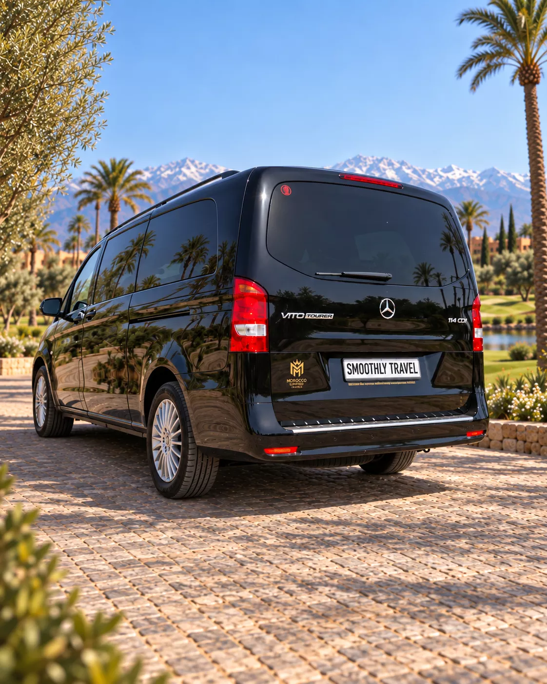 Mercedes-Benz Vito travelling on a countryside road